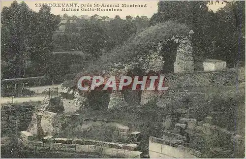 Ansichtskarte AK Drevant pres st amand monirond ruines gallo romaines