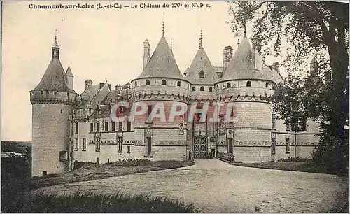 Ansichtskarte AK Chaumont sur loire(l et c) le chateau du xv et xvi s