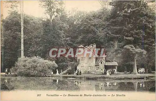 Cartes postales 167 versailles le hameau de marie antoinette le moulin