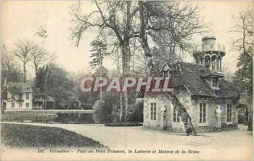 Cartes postales 181 versailles parc du petit trianon la laiterie et maison de la reine