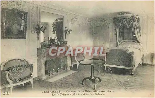 Ansichtskarte AK Versailles chambre de reine marie antoinette