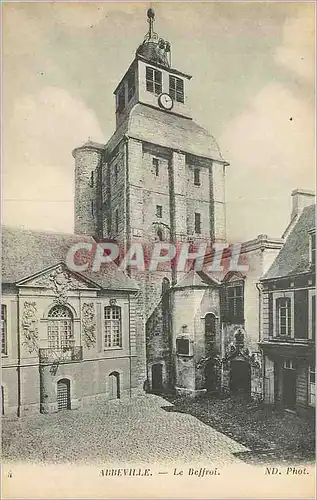 Cartes postales Abbeville le beffroi