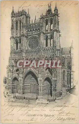 Cartes postales Amiens la cathedrale