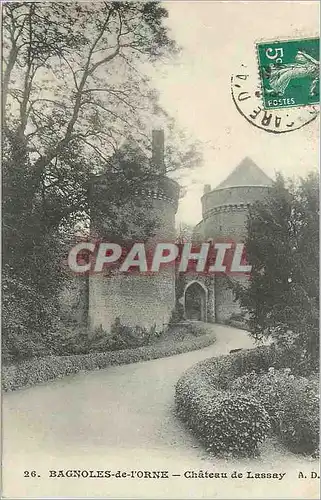 Cartes postales 26 bagnoles de l orne chateau de lassay
