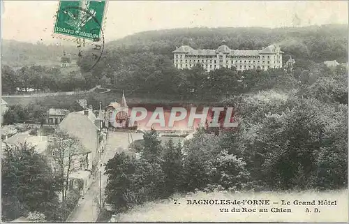 Cartes postales 7 bagnoles de l orne le grand hotel vu roc au chien