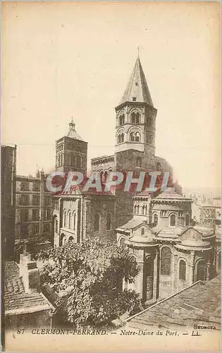 Cartes postales 87 clermont ferrand notre dame du port