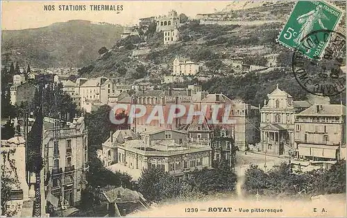 Cartes postales 1239 royat vue pittoresque nos station thermales