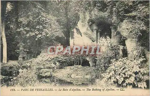 Cartes postales 115 parc de versailles le bain d apollon