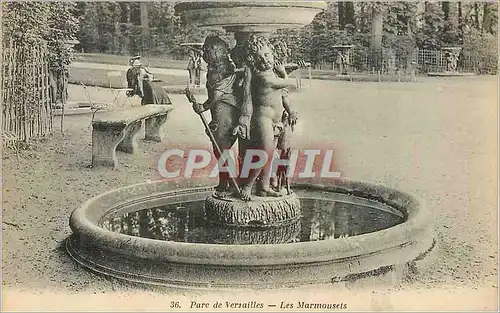 Cartes postales 36 parc de versailles les marmousets