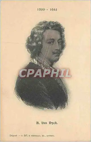 Cartes postales 1599 1641 van dyck
