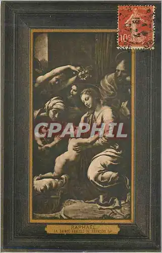 Cartes postales Raphael la sainte famille de francois