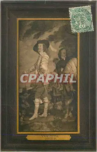 Cartes postales Van dyck charles 1er