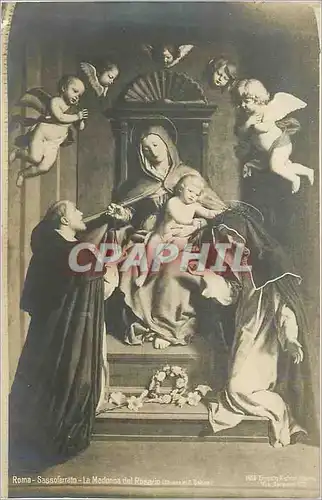 Cartes postales Roma Sassoferrato La Madonna del Rosario
