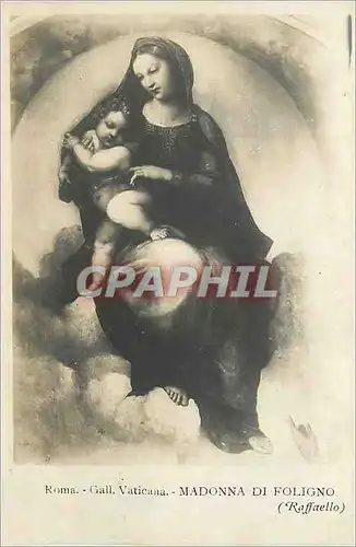 Cartes postales Roma gall vaticana madonna di foligno (raffaello)
