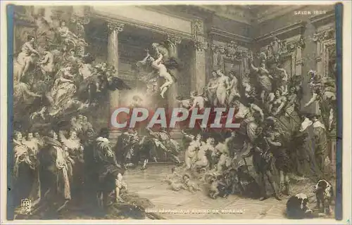 Cartes postales Louis Beroud A la gloire de Rubens Salon 1908