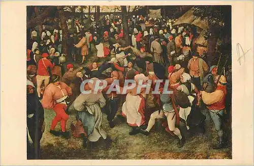 Cartes postales The wedding dance pieter bruegel (flemish c 1525 1569) the detoit institute of arts