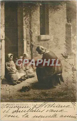 Cartes postales 25 musee de lille la becquite millet