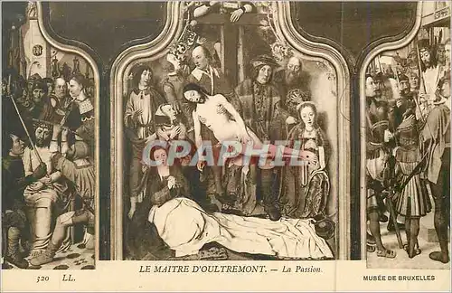 Cartes postales Le maitre d oultremont la passion musee de bruxelles