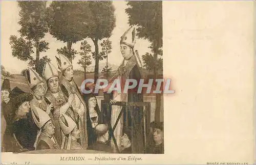 Cartes postales Marmion predication d un eveque musee de buxelles