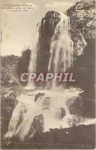 Cartes postales Bourg de sirod (jura) cascade en queue de cheval a la porte de l ain