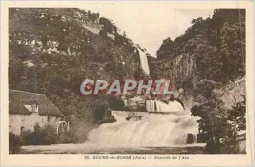 Ansichtskarte AK 26 bourg de sirod(jura) cascade de l ain