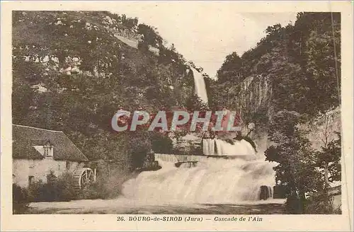 Cartes postales 26 bourg de sirod(jura) cascade de l ain