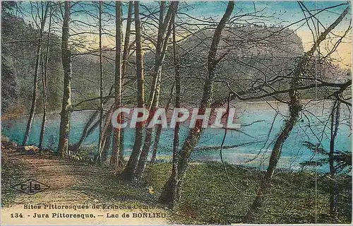 Cartes postales Sites pittoresque de franche comte 134 jura pittoresque lac de bonlieu