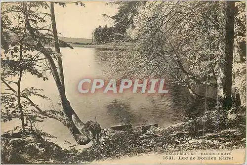 Ansichtskarte AK Excursion en franche comte 1531 lac de bonlieu (jura)