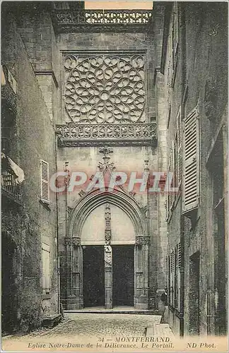 Cartes postales 34 montferrand eglise notre dame de la delivrance le portail
