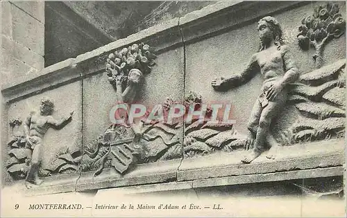 Ansichtskarte AK 9 montferrand interieur de la maison d adam et eve