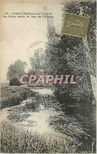 Cartes postales 30 ferrieres en gatinais la glery dans le bas de l etang