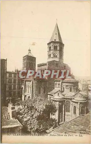 Cartes postales 87 clermont ferrand notre dame du port