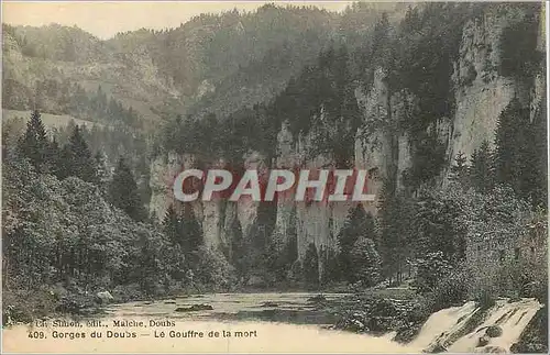 Cartes postales 409 gorges du doubs le gouffre de la mort