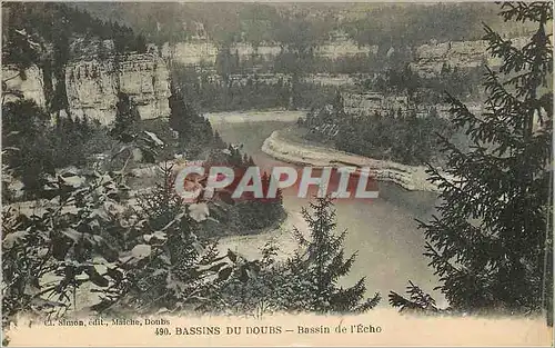 Cartes postales 490 bassins du doubs bassin de l echo