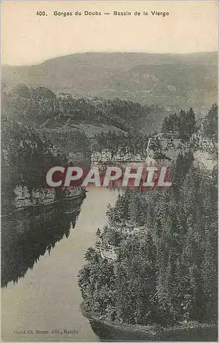 Cartes postales 400 gorges du doubs bassin de la vierge