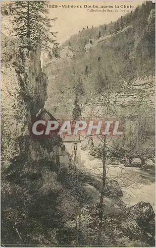 Cartes postales 1029 vallee du doubs apres la chute collection du saut du doubs