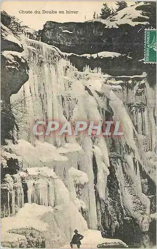 Cartes postales Chute du doubs en hiver