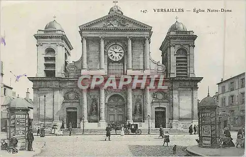 Cartes postales 147 versailles eglise notre dame