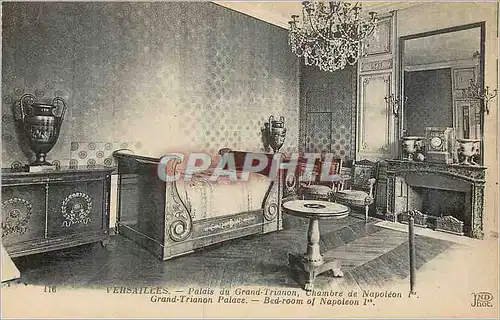 Cartes postales Versailles palais du grand trianon chambre de napoleon 1er