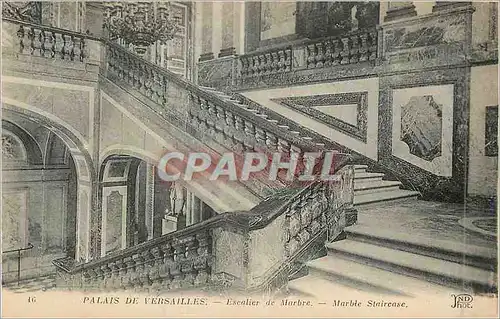 Cartes postales Palais de versailles escalier de marbre