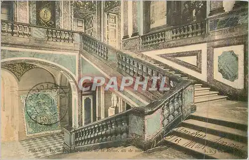 Ansichtskarte AK Palais de versailles Escalier de la Reine dit de marbre