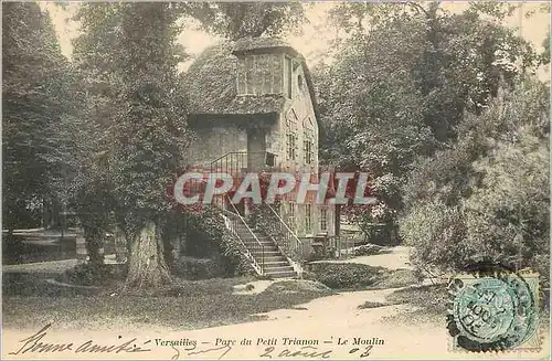 Cartes postales Versailles parc du petit trianon le moulin