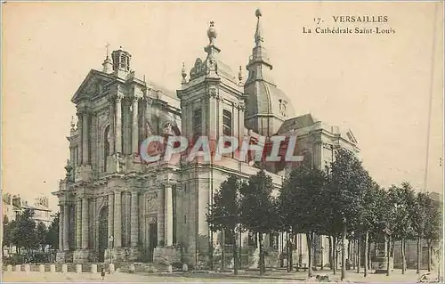 Cartes postales 17 versailles la cathedrale saint louis