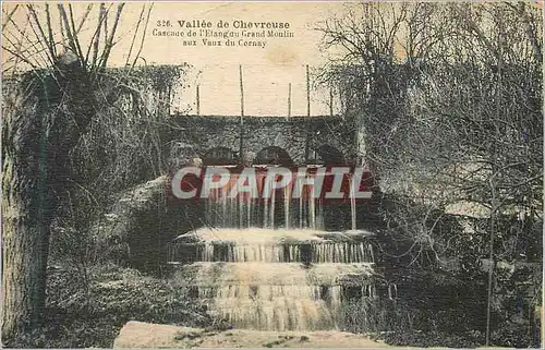 Cartes postales 326 vallee de chevreuse cascades de l etange grand moulin