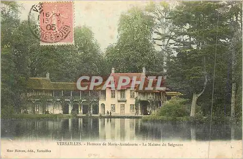 Cartes postales Versailles hameau de marie antoinette la maison du seigneur