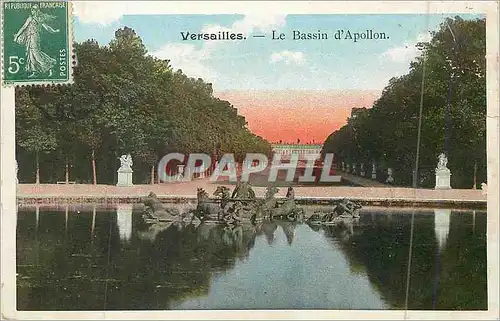 Cartes postales Versailles le bassin d apollon