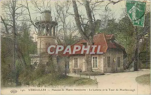 Cartes postales 140 versailles hameau de marie antoinette la laiterie et la tour de marlborough