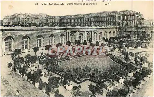 Cartes postales 31 versailles l orangerie et le palais