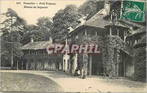 Cartes postales 412 versailles petit trianon maison du seigneur