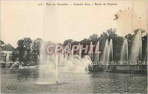 Cartes postales 225 parc de versailles grandes eaux bassin de neptune